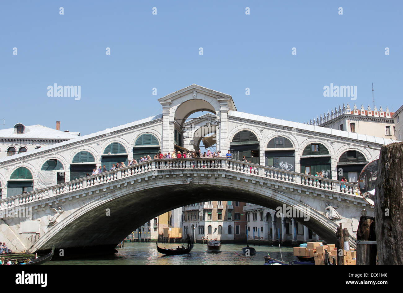 Pont du Rialto, Venise, Italie Banque D'Images