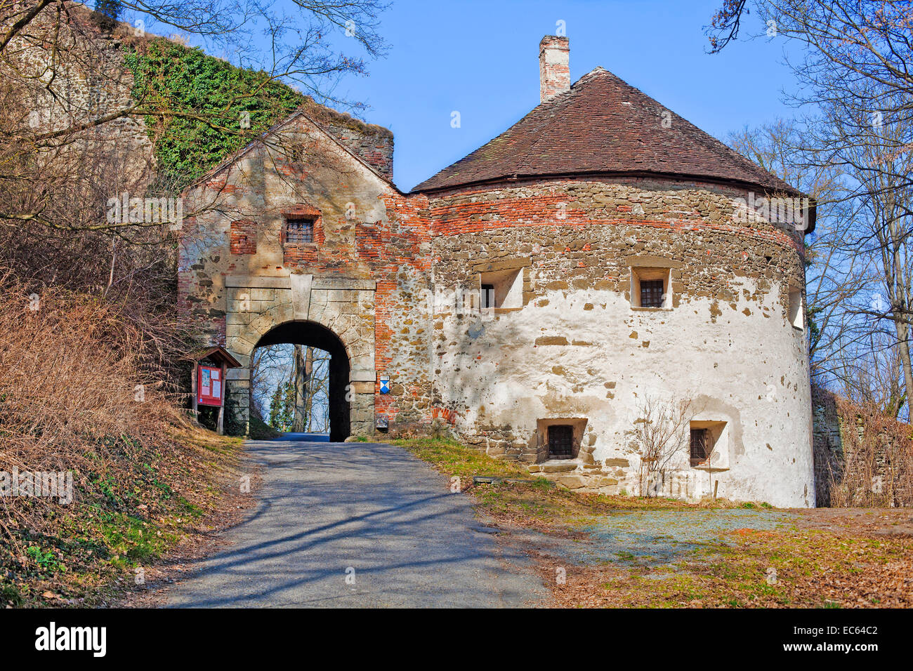 Château Güssing, Güssing Burgenland, Autriche, Europe, région Banque D'Images