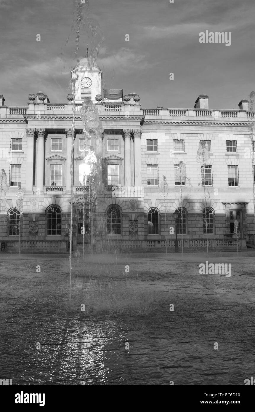 Cour intérieure à Somerset House à Londres, Angleterre Banque D'Images