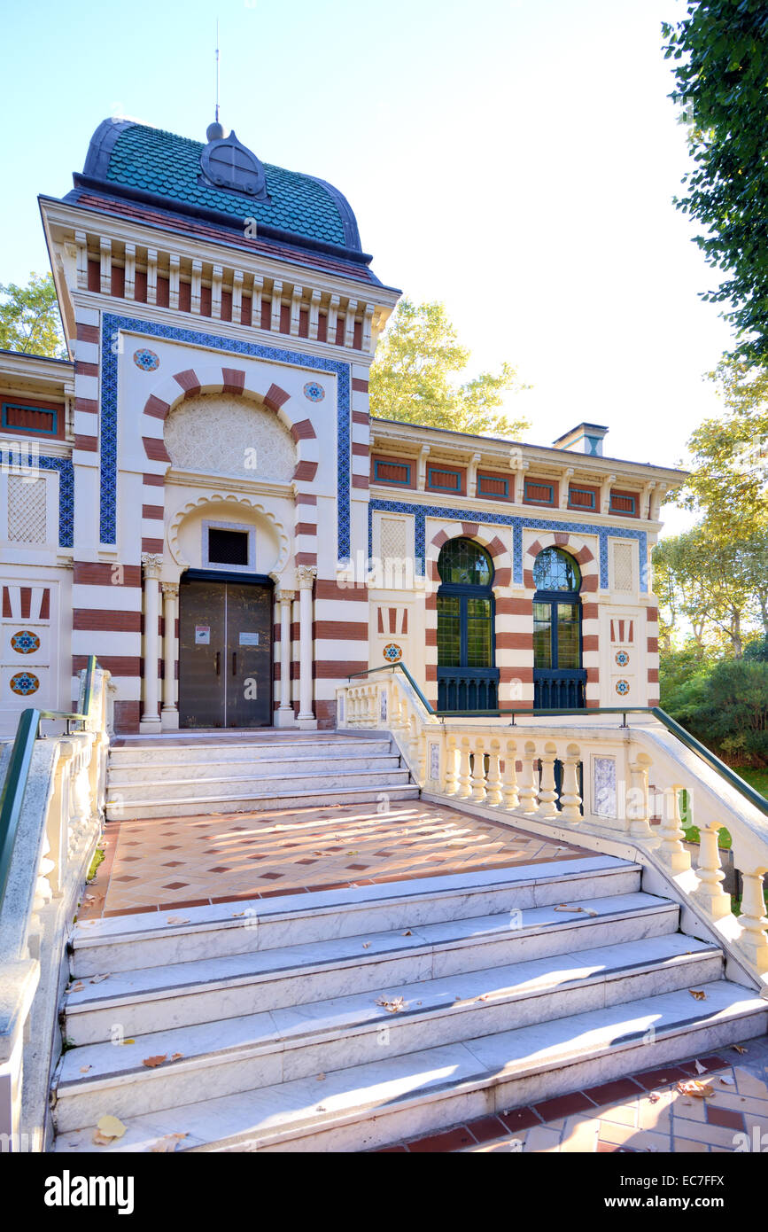 L'architecture mauresque ou style oriental du Musée Labit et Jardins TOULOUSE Haute-Garonne France Banque D'Images