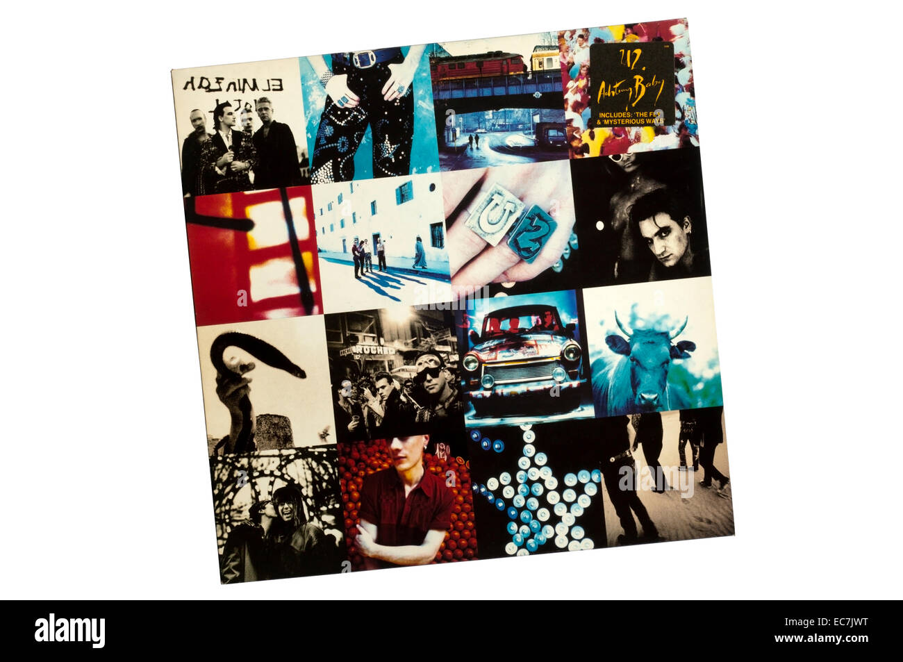 Achtung Baby est le 7e album studio du groupe de rock irlandais U2, sorti en 1991. Banque D'Images
