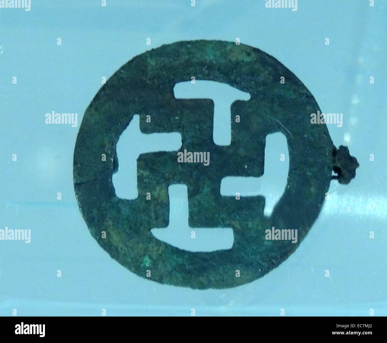 Cette boucle montre le parti nazi Swastika et emblème de l'Aigle. Banque D'Images