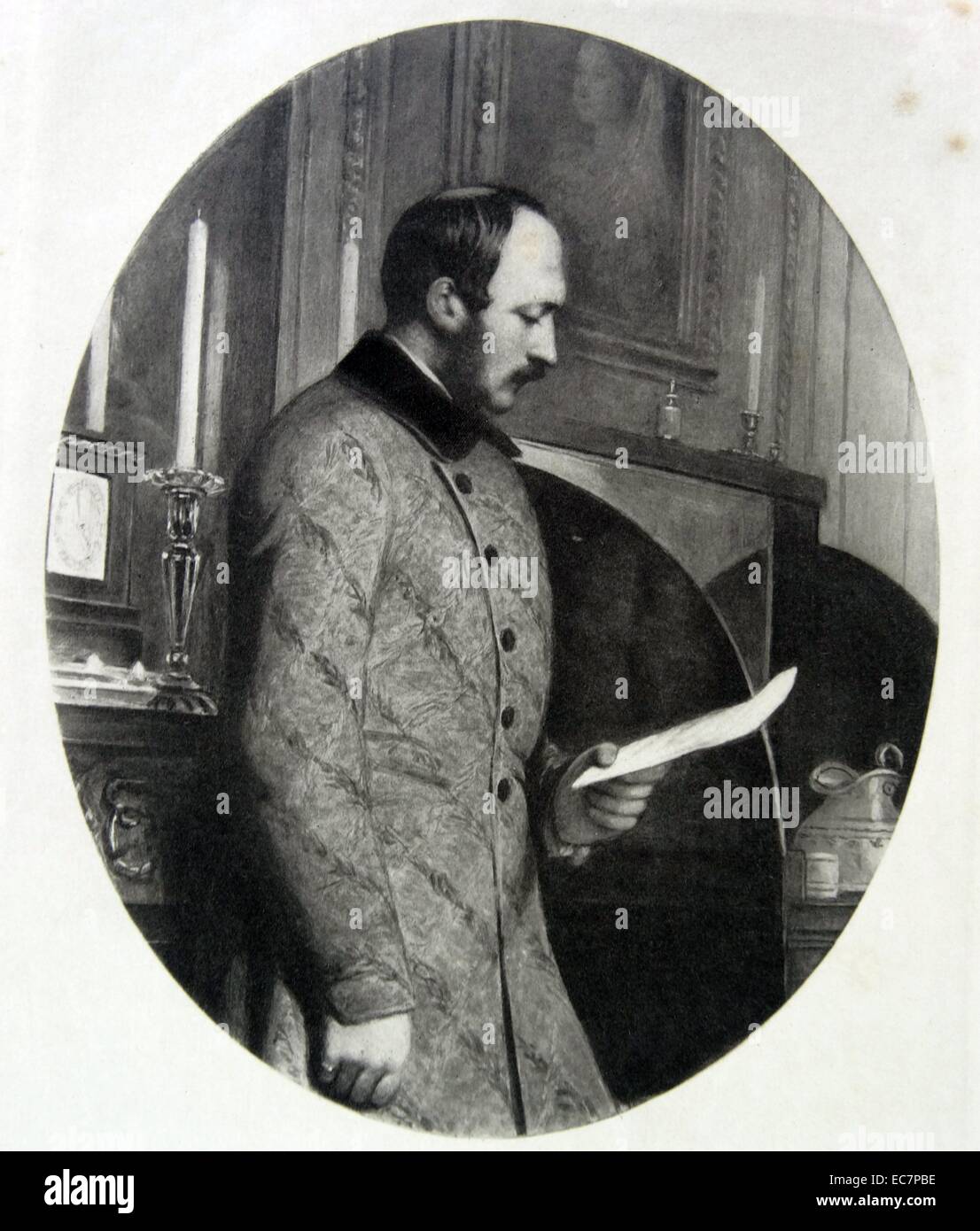 Prince Albert, le Prince Consort et époux de la reine Victoria en 1862 Banque D'Images