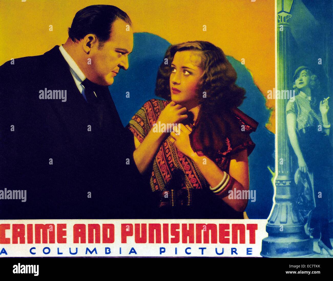 Crime et châtiment est un film de 1935 réalisé par Josef von Sternberg pour Columbia Pictures. Le scénario a été adapté par Joseph Anthony et S.K. Lauren de Fiodor Dostoïevski's roman du même titre. Le film stars Peter Lorre dans le rôle principal de Raskolnikov. Banque D'Images