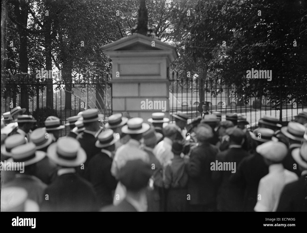Le suffrage des femmes et des émeutes. Les femmes qui luttent pour leur droit de vote dans les années 1910. Banque D'Images