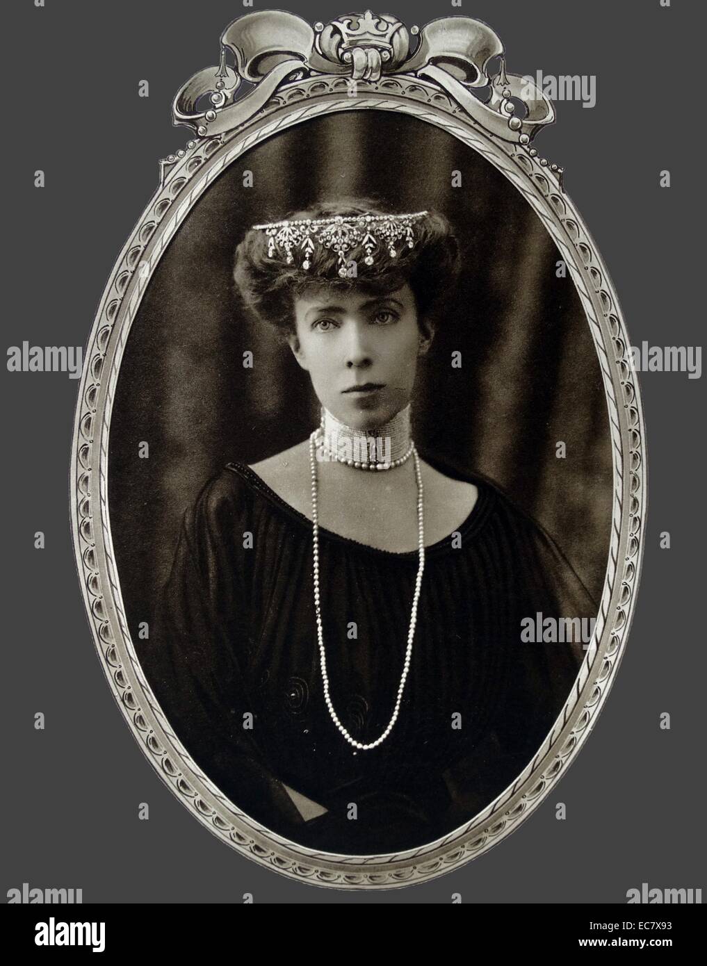 Elisabeth, Reine des Belges (25 juillet 1876 - 23 novembre 1965) Épouse du Roi Albert I. mère du roi Léopold III et de sa grand-mère des rois Baudouin et Albert II de Belgique. 1914 Banque D'Images