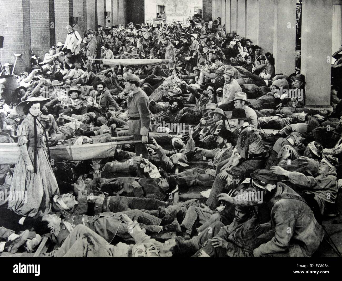 Autant en emporte le vent est un film historique épique américain 1939 produit par David O. Selznick. Il raconte l'histoire de Scarlett O'Hara, interprété par Vivien Leigh Banque D'Images