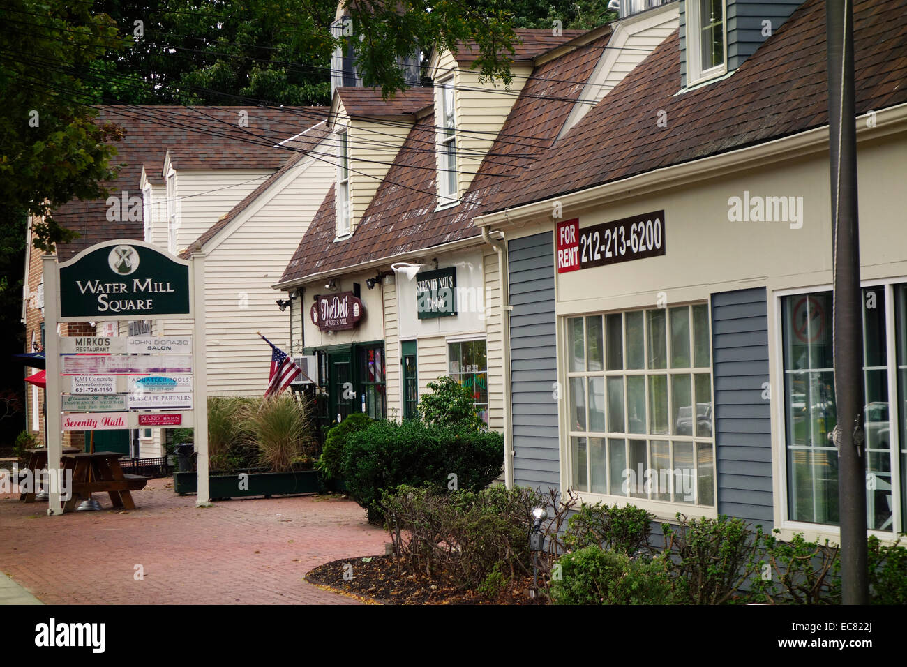 Moulin à eau square à Long Island NY Banque D'Images