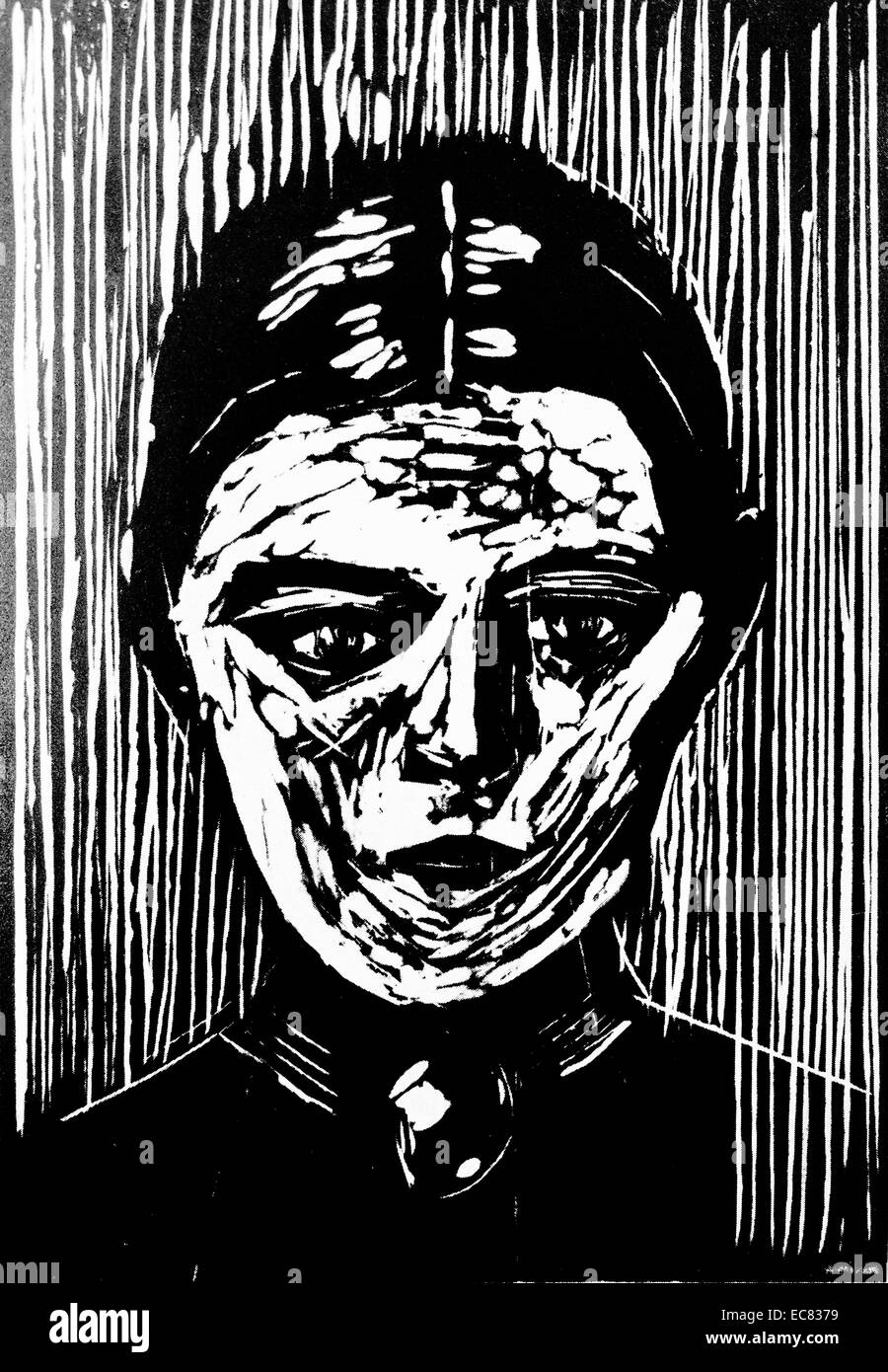 Le droit du travail Les jeunes de l'Inger Munch par l'artiste norvégien Edvard Munch (1863-1944). Cette œuvre a été réalisée en 1926. Banque D'Images