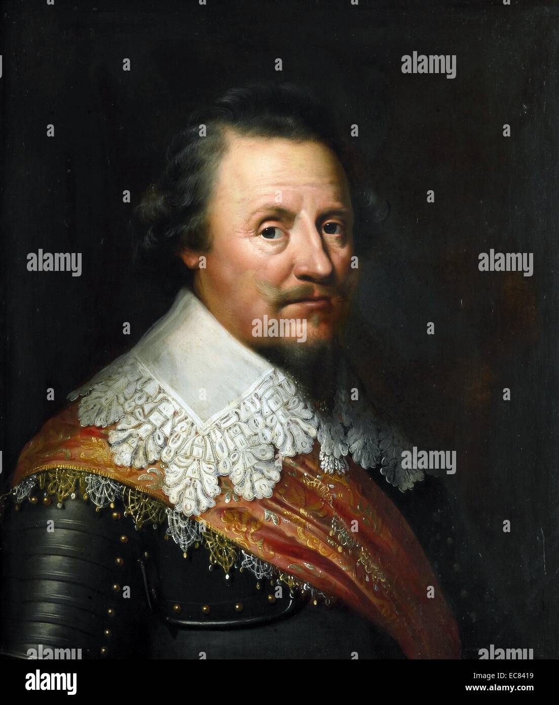 Portrait de Jean Casimir van Nassau-Dietz par Wybrand de Geest. Wybrand de Geest. Simonsz (1592 - 1661) est un peintre de portrait à partir de la Frise. Banque D'Images