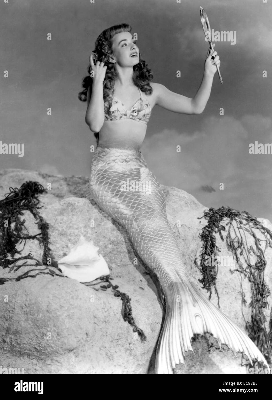 Photo tirée du film "MONSIEUR Peabody et la Sirène' la fantasy film avec William Powell et Ann Blyth. Datée 1948 Banque D'Images