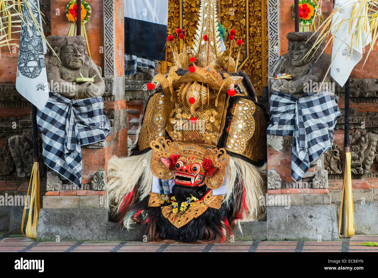 Barong et Kris, danse traditionnelle balinaise, Ubud, Bali, Indonésie Banque D'Images