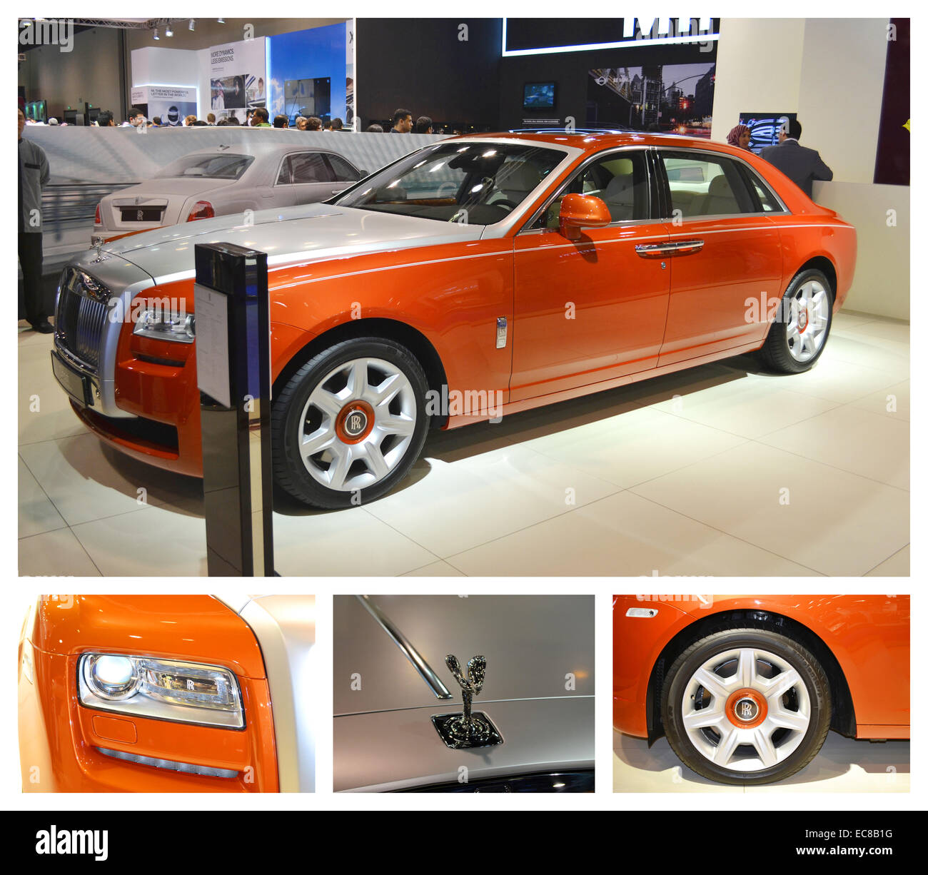 Rolls Royce Shot Collection à la Deuxième Exposition du Qatar Motor Show le 25 janvier 2012. Banque D'Images