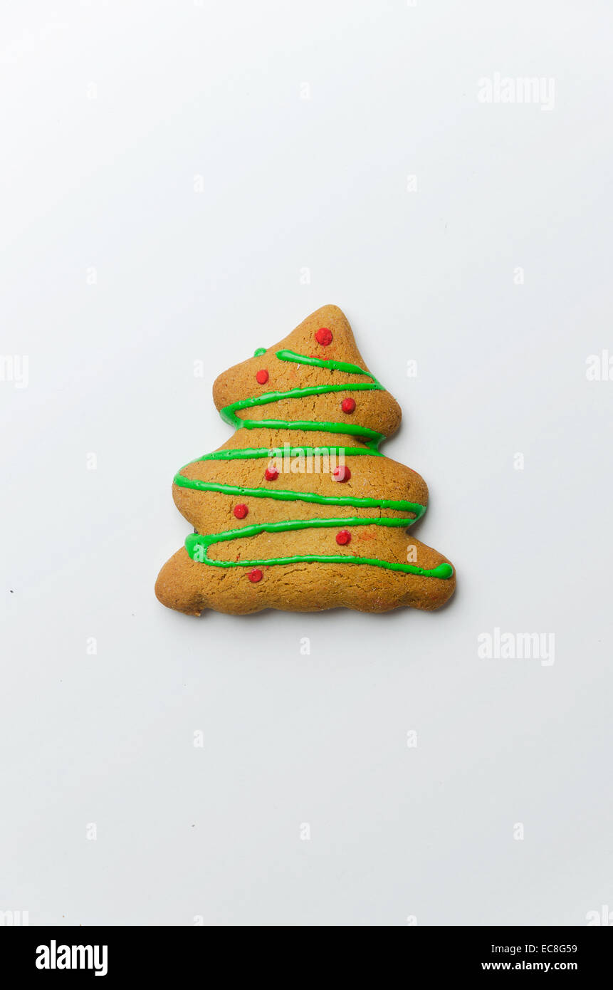 Arbre d'épices maison témoin sur fond blanc, vue ci-dessus Banque D'Images