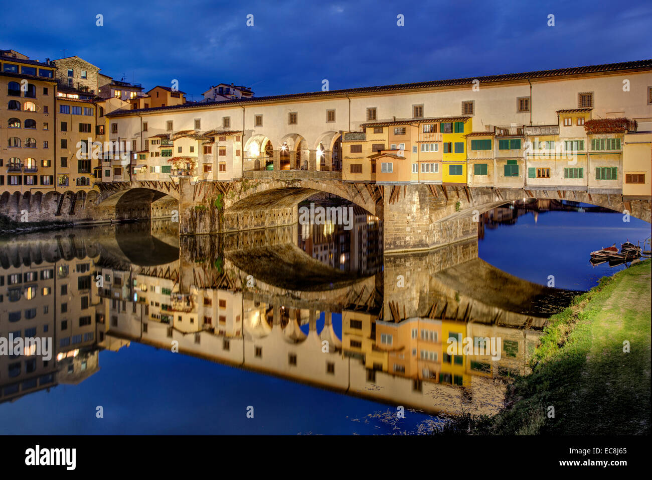 Le Ponte Vecchio, Florence Italie, Firenze Italia Banque D'Images