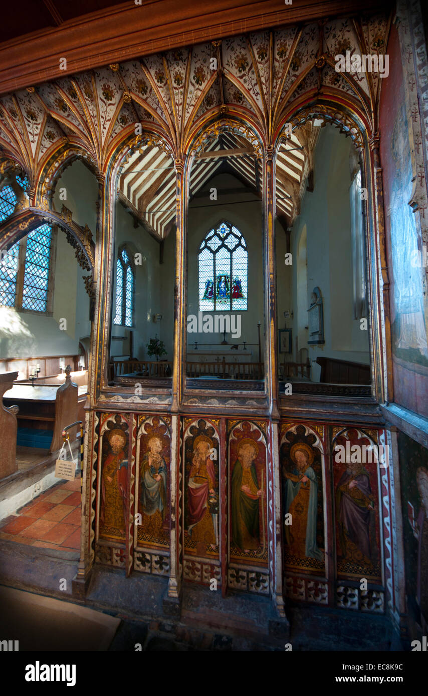 Jubé Ranworth church Banque D'Images