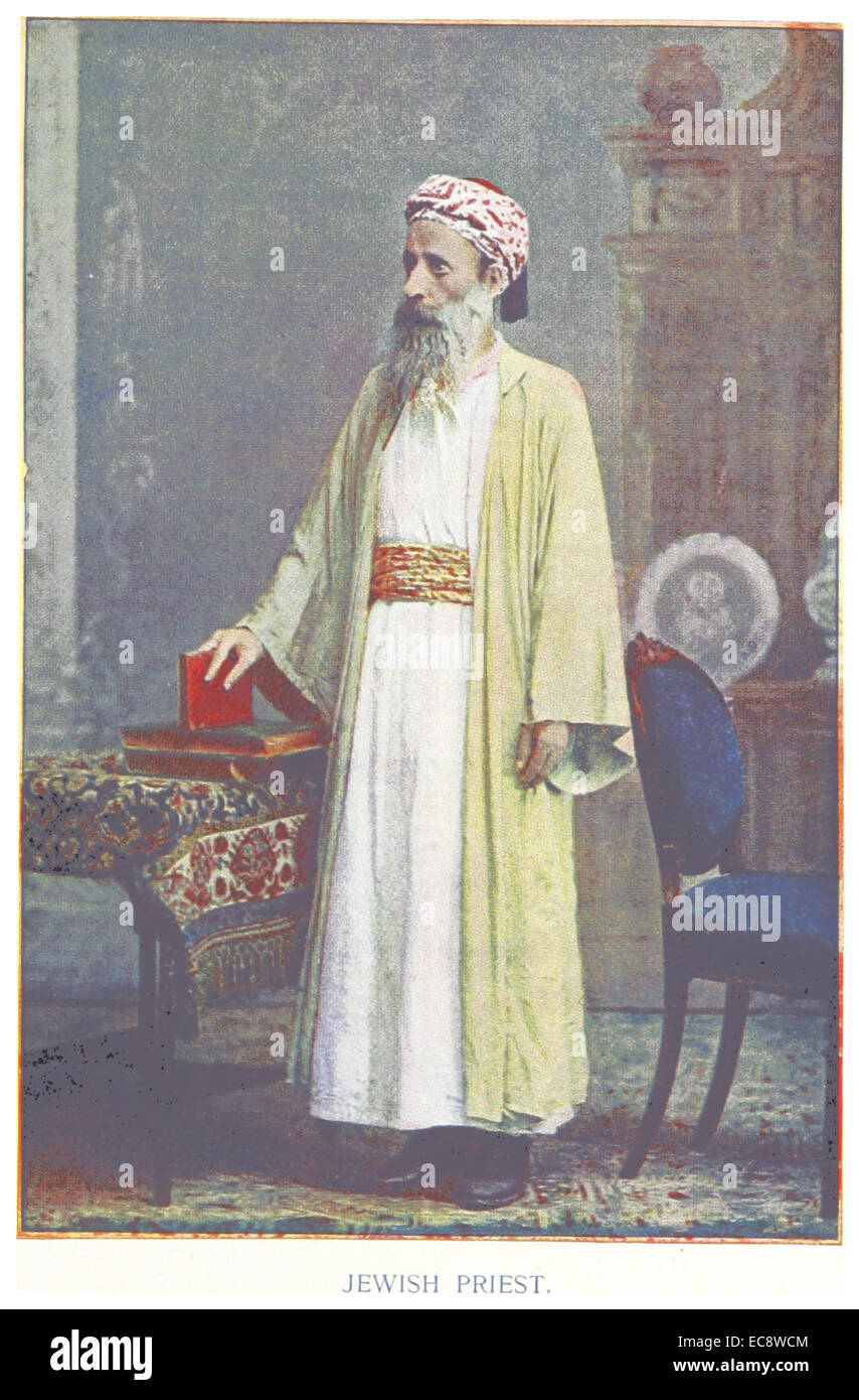 COLEMAN(1897) p095 prêtre juif Banque D'Images