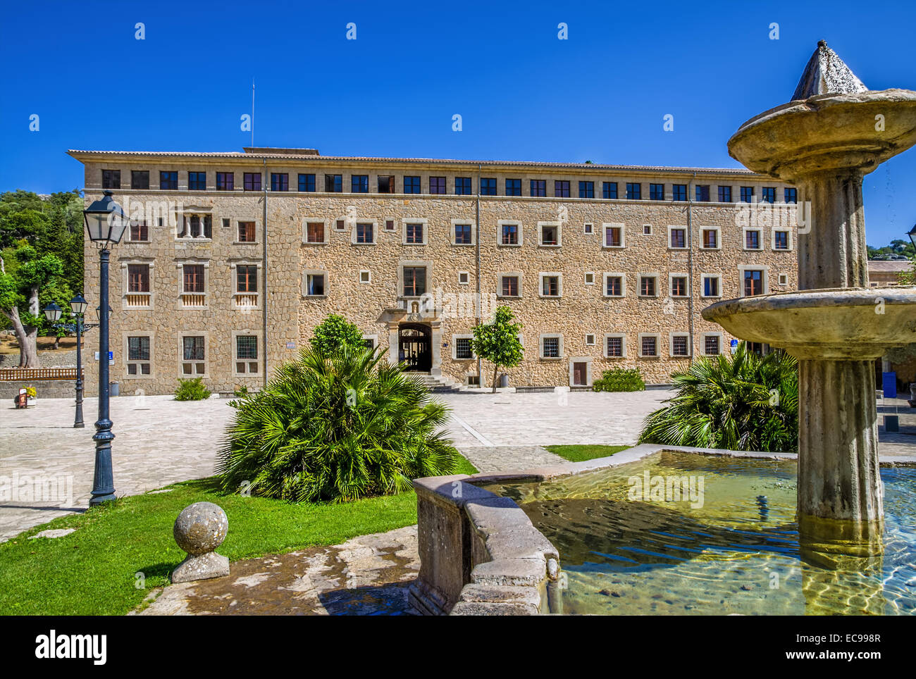 Monastère de Santuari de Lluc Banque D'Images