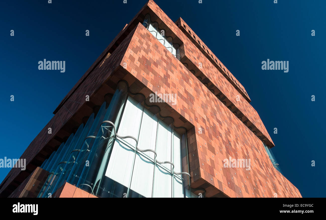Anvers, Flandre, Belgique - 13 novembre 2014, de l'extérieur du MoMu Musée Mode Banque D'Images