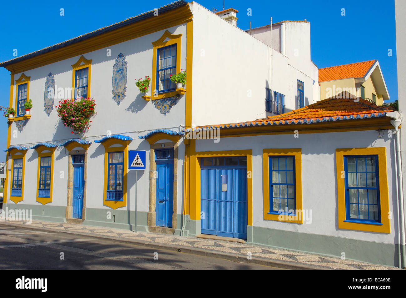 Vieux quartier de pêcheurs, Aveiro, région Beiras, Portugal, Europe Banque D'Images