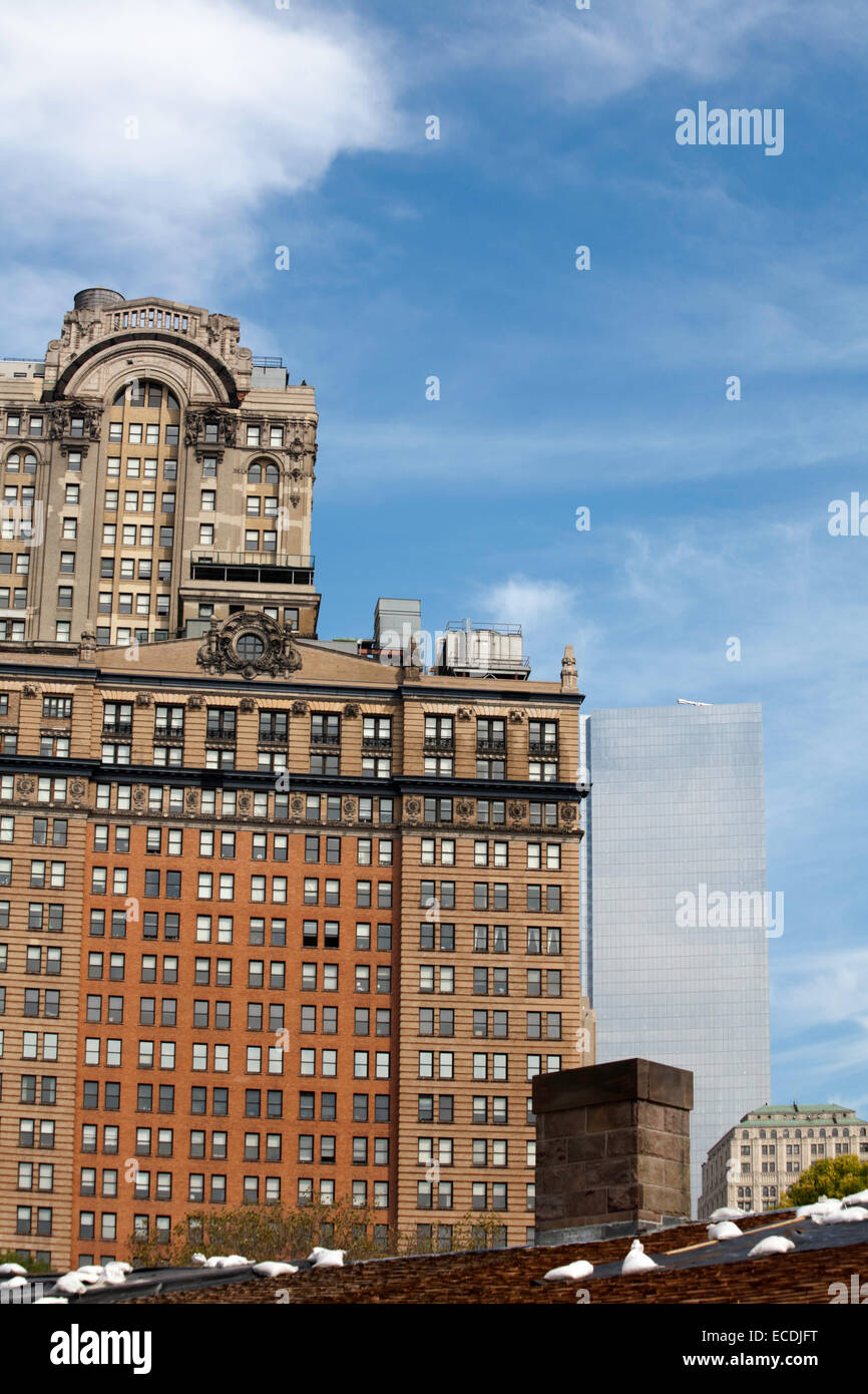 Le Whitehall Building 17 batterie Placez le bas Manhattan New York USA Banque D'Images