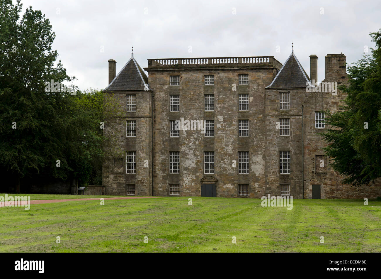 Kinneil House près de Bo'ness en Ecosse centrale. Banque D'Images