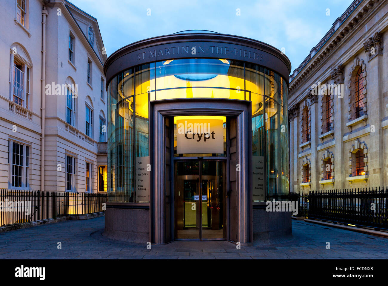 La crypte, St Martin sur le terrain, Londres, Angleterre Banque D'Images