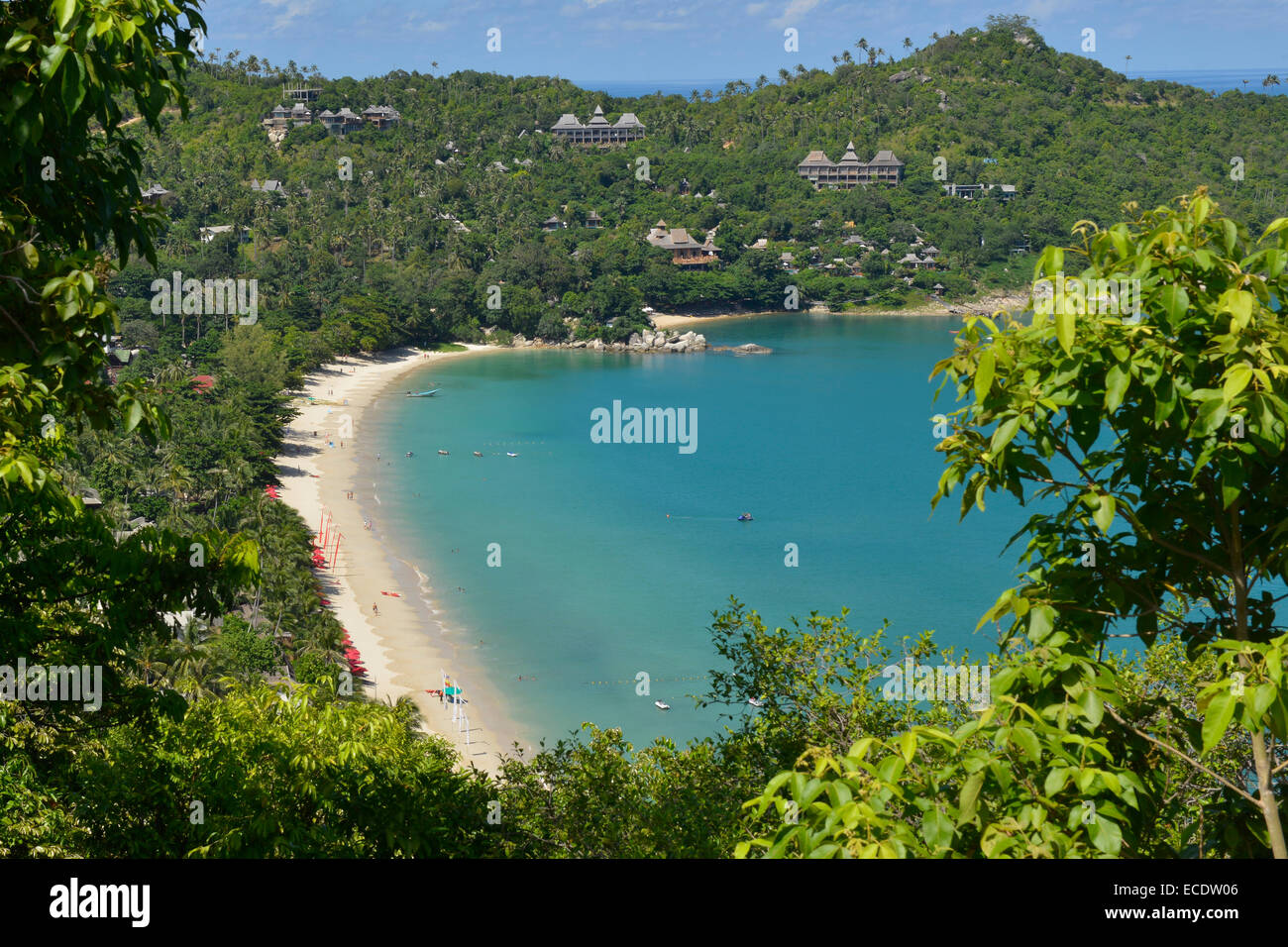 Superbe plage de Thong Nai Pan Noi, Koh Phangan, Thaïlande Banque D'Images