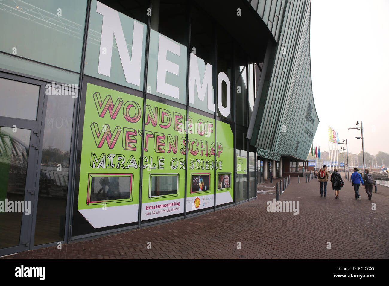 Le Musée des sciences Nemo Amsterdam Banque D'Images
