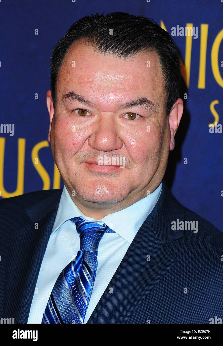 New York, NY, USA. Dec 11, 2014. Patrick Gallagher aux arrivées de NUIT AU MUSÉE : SECRET DE LA TOMBE de Premiere, Ziegfeld Theatre, New York, NY Le 11 décembre, 2014. Credit : Gregorio T./Binuya Everett Collection/Alamy Live News Banque D'Images