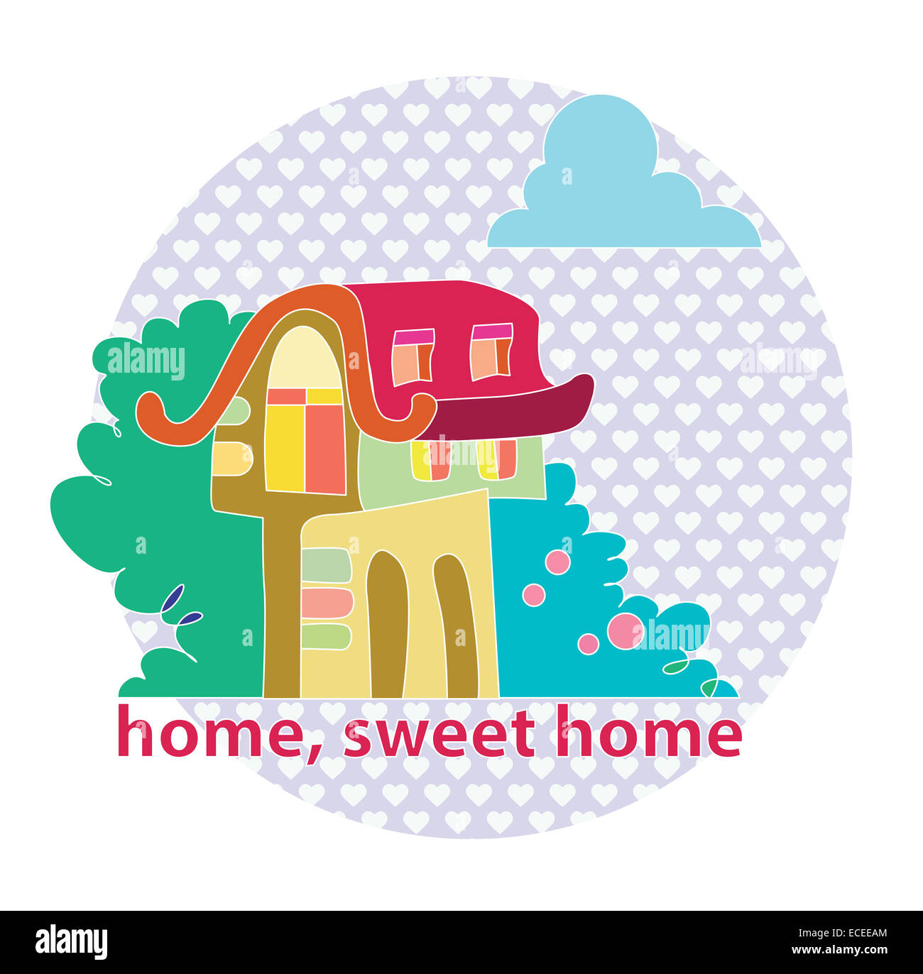 Home, sweet home Banque D'Images