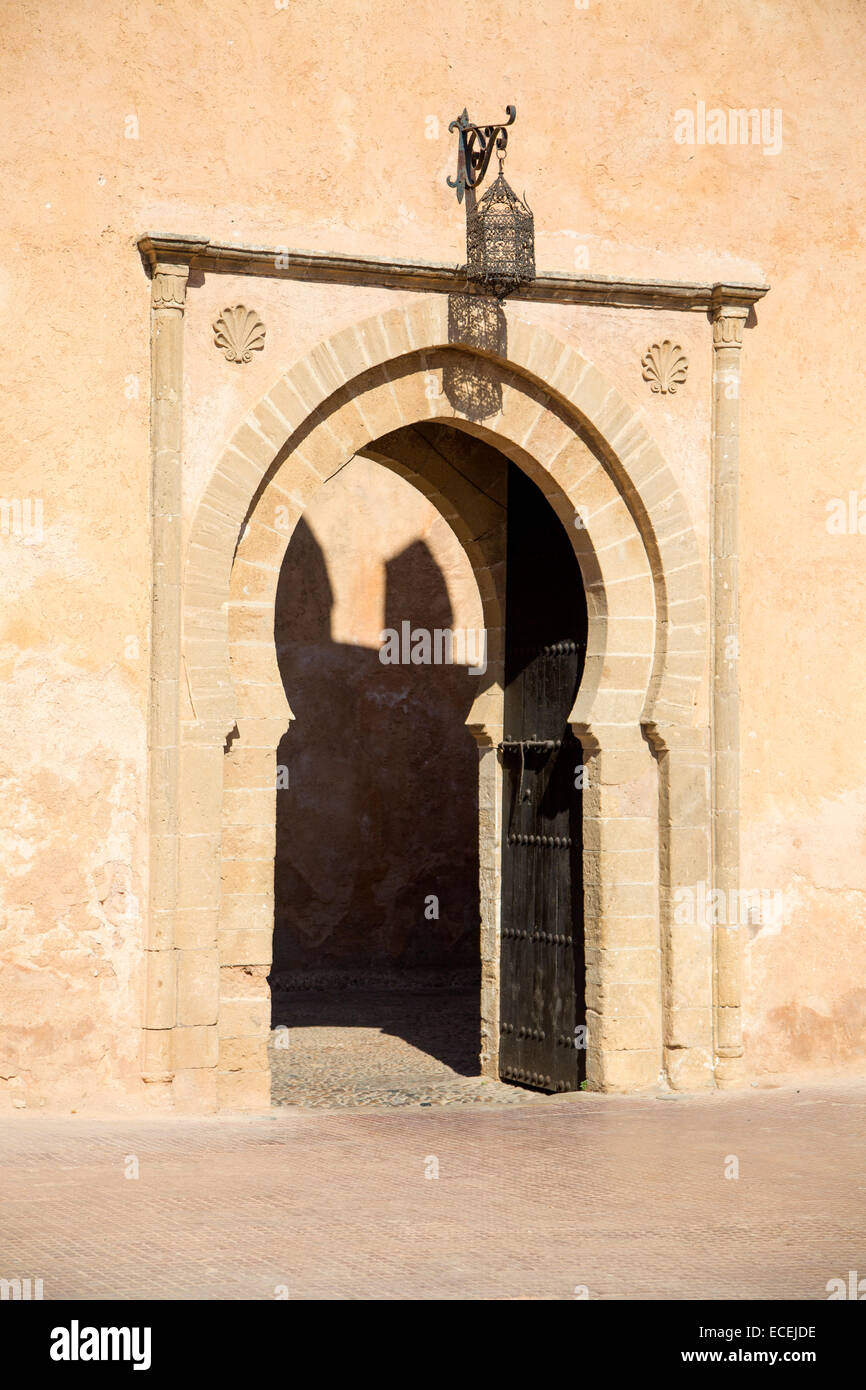 Vieille porte marocaine de Rabat Banque D'Images