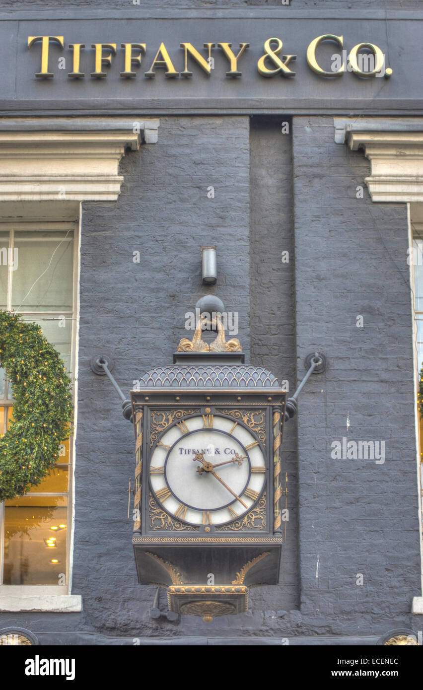 Boutique Tiffany Bond Street Londres Banque D'Images