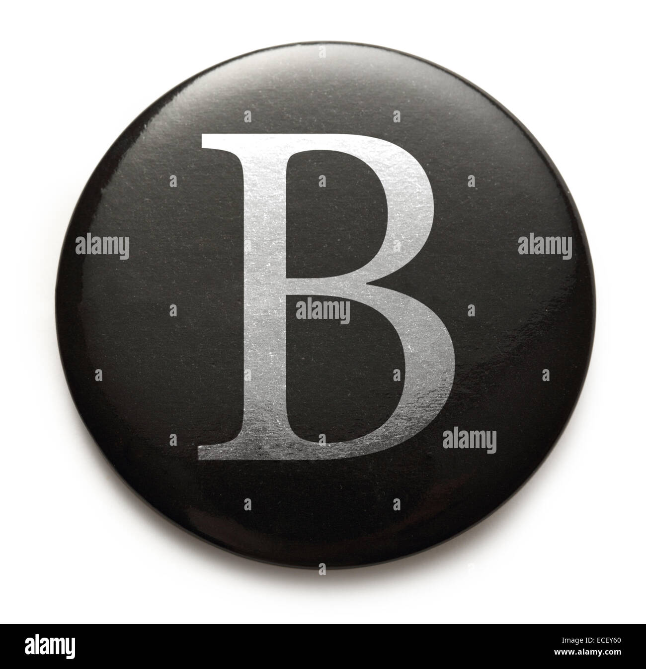 Capital unique lettre latine B Banque D'Images