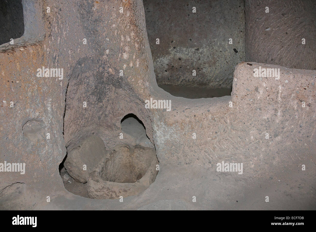 Winery dans la ville souterraine de Kaymakli Banque D'Images