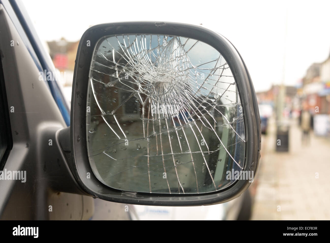 Sept ans mauvaise chance Banque D'Images