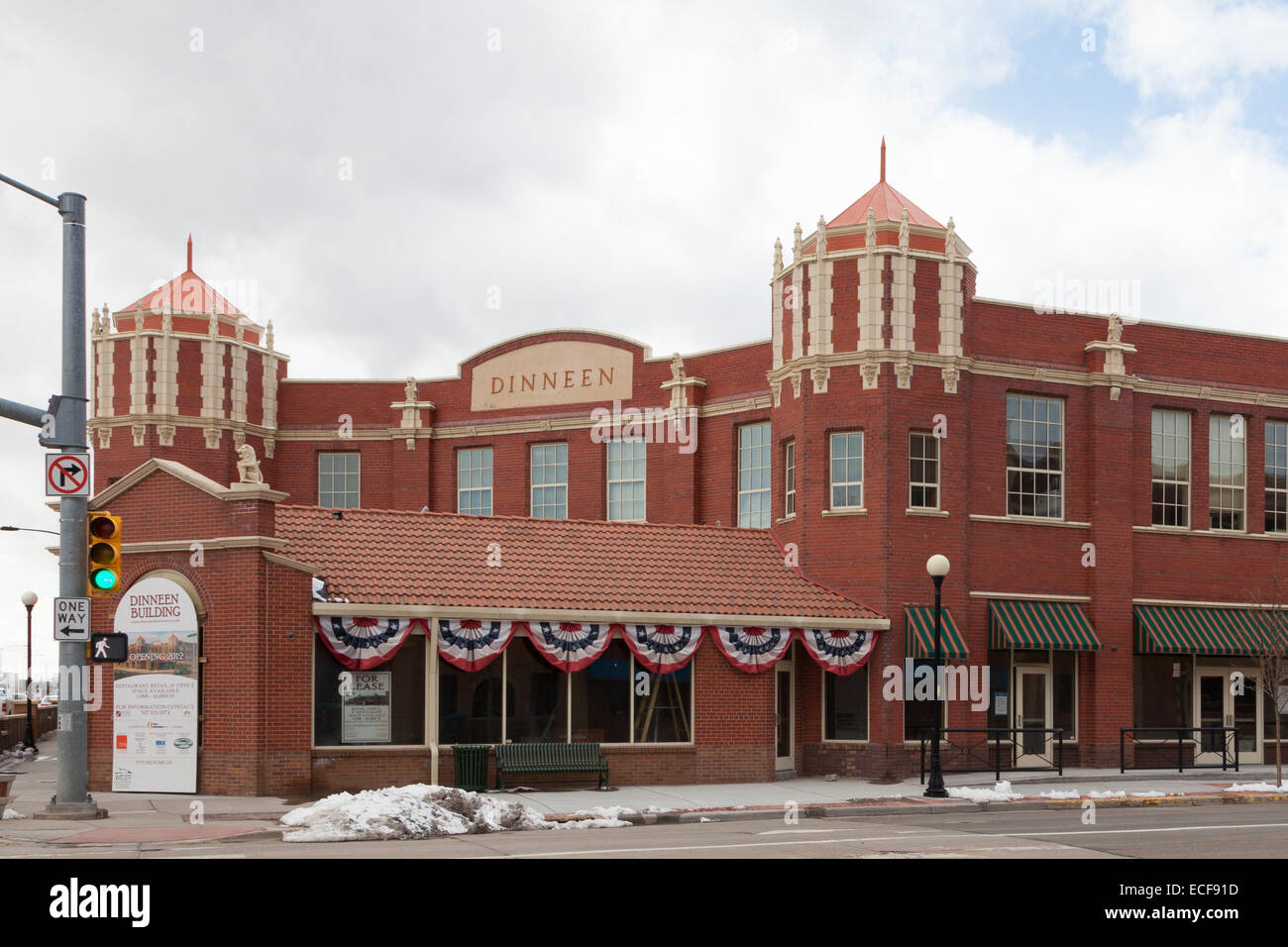 Pioneer Avenue, Cheyenne, Wyoming, États-Unis Banque D'Images