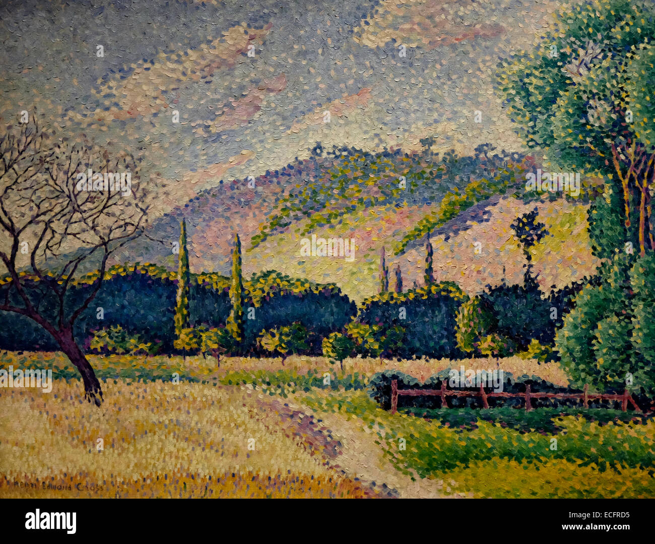 Paysage, vers 1896 - 1899, Henri-Edmond Cross Banque D'Images