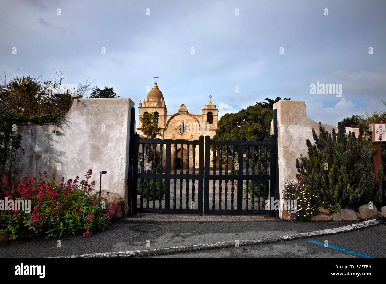 CA02479-00...CALIFORNIE - Mission San Carlos Borromeo Del Rio Carmelo au Carmel-by-the-Sea. Banque D'Images CA02479-00...CALIFORNIE - Mission San Carlos Borromeo Del Rio Carmelo au Carmel-by-the-Sea. Banque D'Images