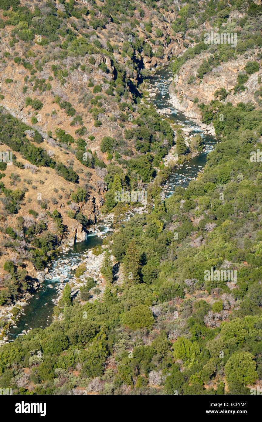 Kings Canyon Kings, Wild and Scenic River, Kings Canyon National Scenic Byway, Sequoia National Monument, Californie Banque D'Images