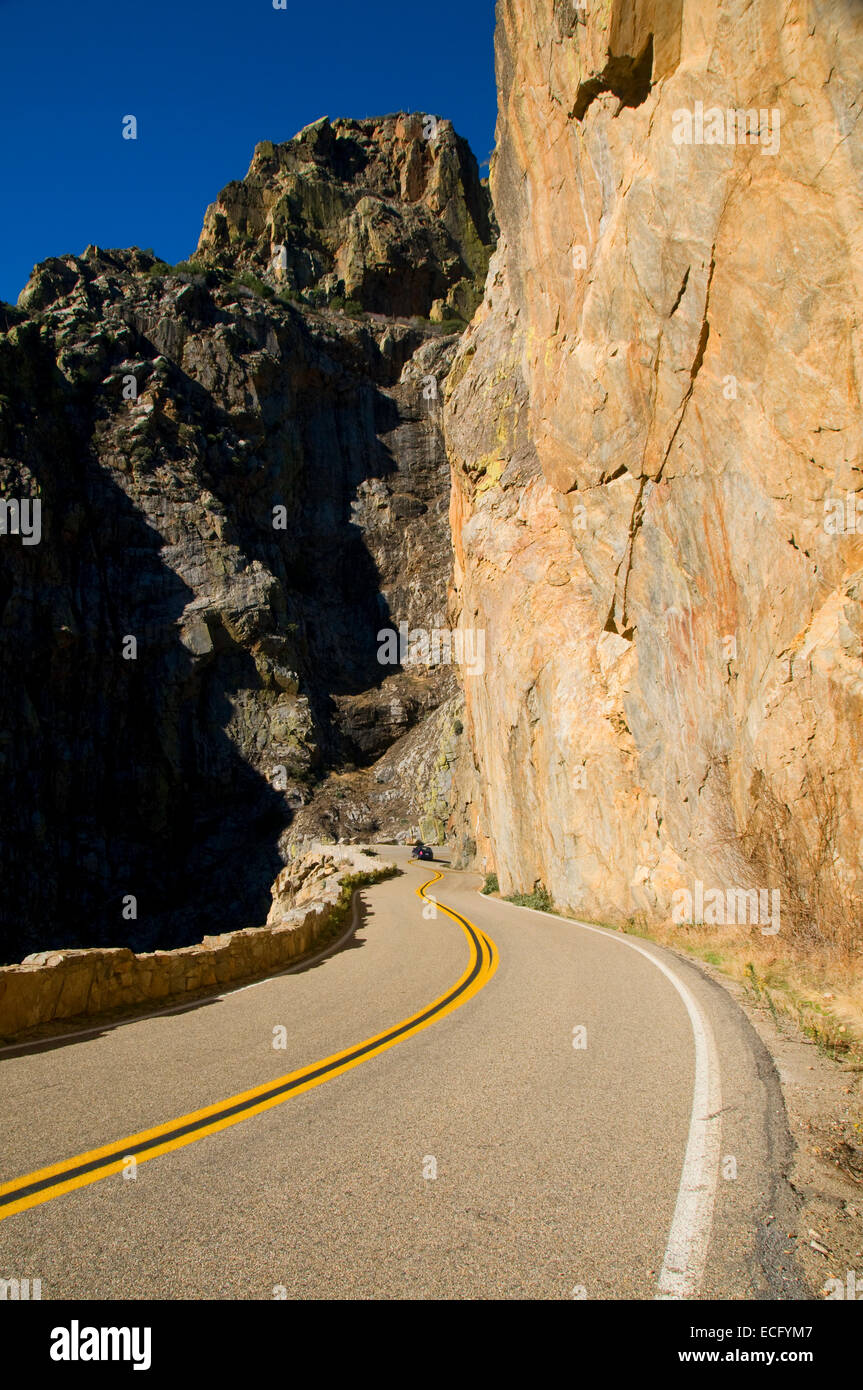 Kings Canyon National Scenic Byway, Kings Wild and Scenic River, Sequoia National Monument, Californie Banque D'Images