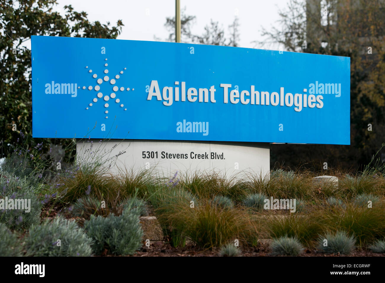 Le campus de l'administration centrale Agilent Technologies. Banque D'Images