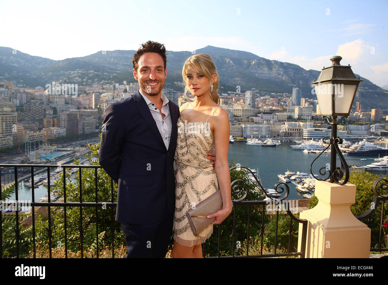 54e Festival de Télévision de Monte-Carlo cocktail à l'Ministere d'Etat comprend : Kim Matula,Ben Goldberg Où : Monte-Carlo, Monaco Quand : 09 Juin 2014 Banque D'Images