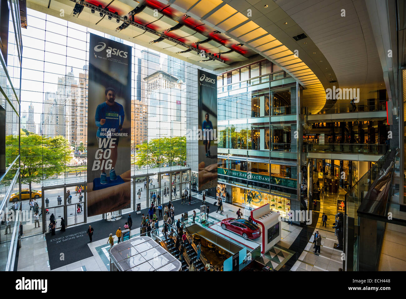 Time Warner Center de Columbus Circle, Manhattan, New York, United States Banque D'Images