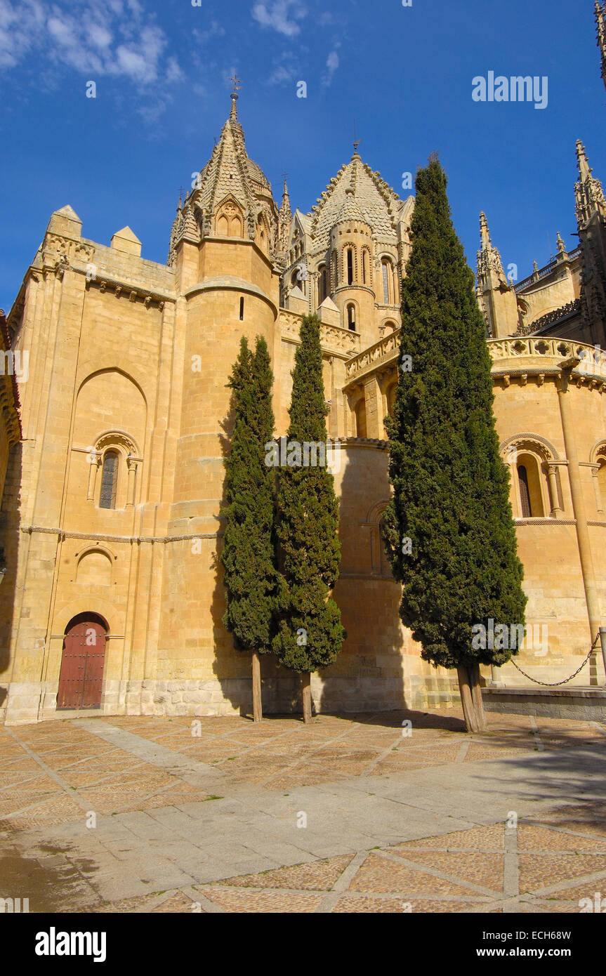 Ancienne cathédrale, 12ème - 13ème siècle, Salamanque. Castille-león, Espagne Banque D'Images