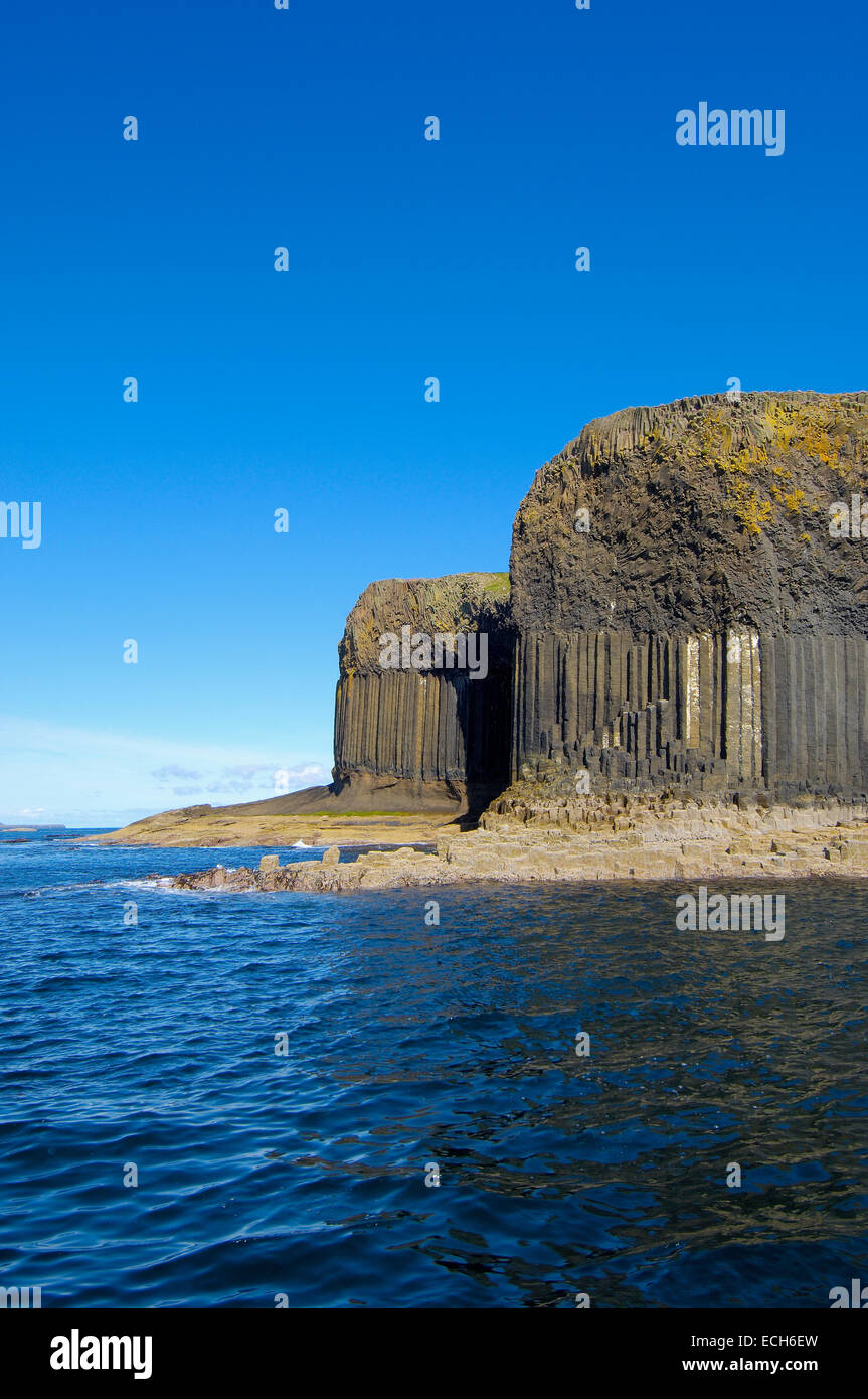 La réserve naturelle de l'île de Staffa, Hébrides intérieures, Argyll et Bute, Mull, Ecosse, Royaume-Uni, Europe Banque D'Images
