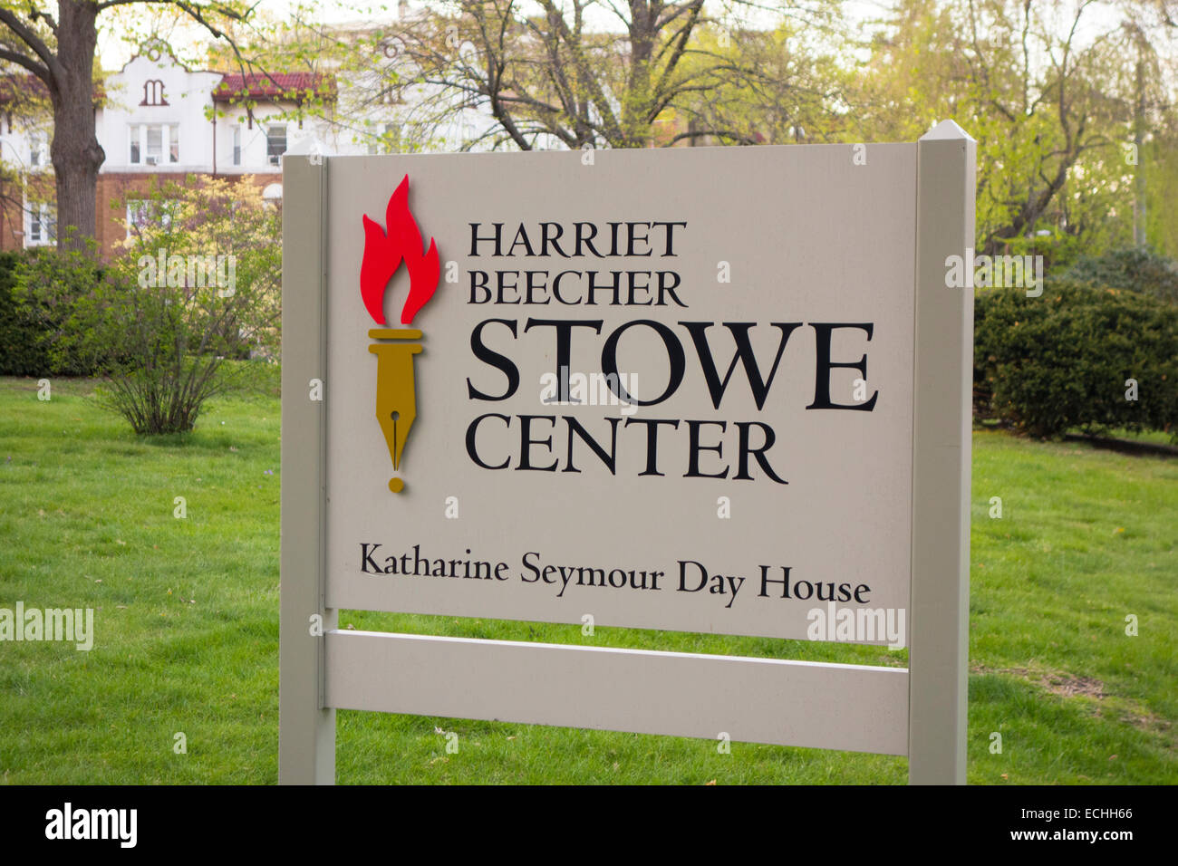 Harriet Beecher Stowe House dans la région de Hartford CT Banque D'Images