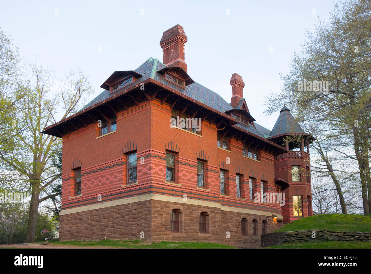 Mark Twain house and museum de Hartford CT Banque D'Images Mark Twain house and museum de Hartford CT Banque D'Images