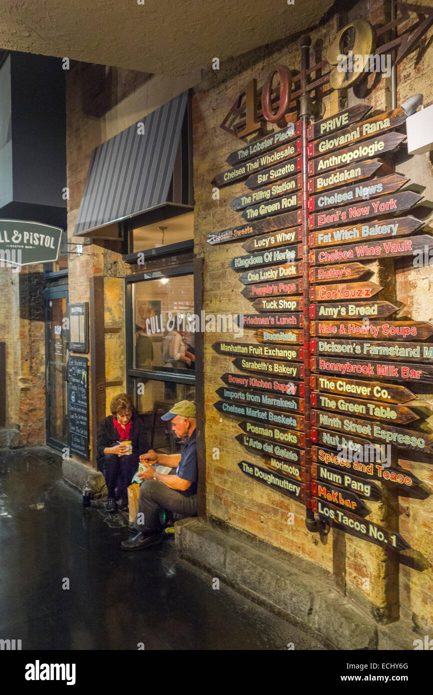 Chelsea Market New York City Nyc Banque D Images Photo Stock