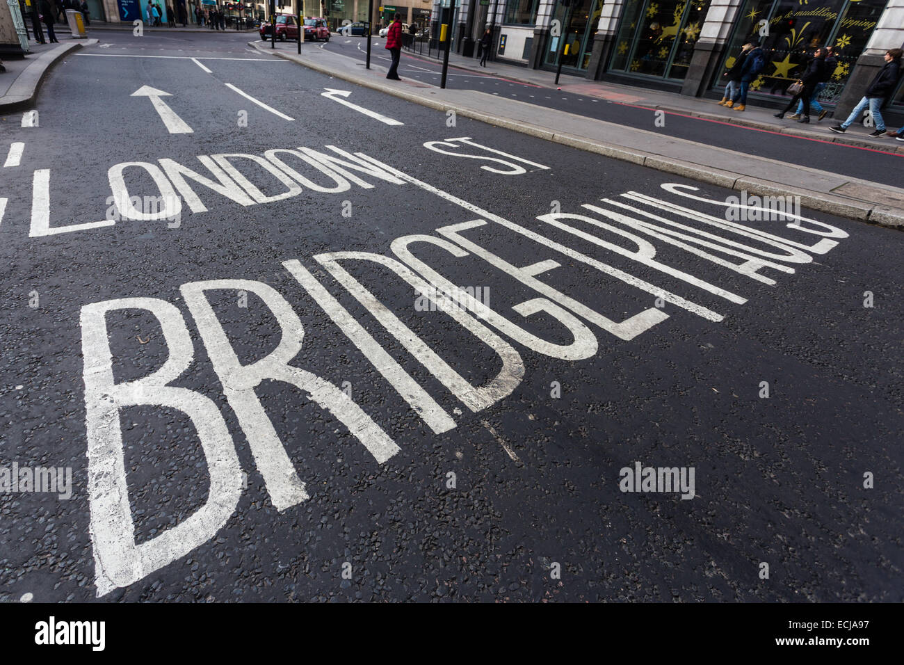 Plaques de rues UK Banque D'Images